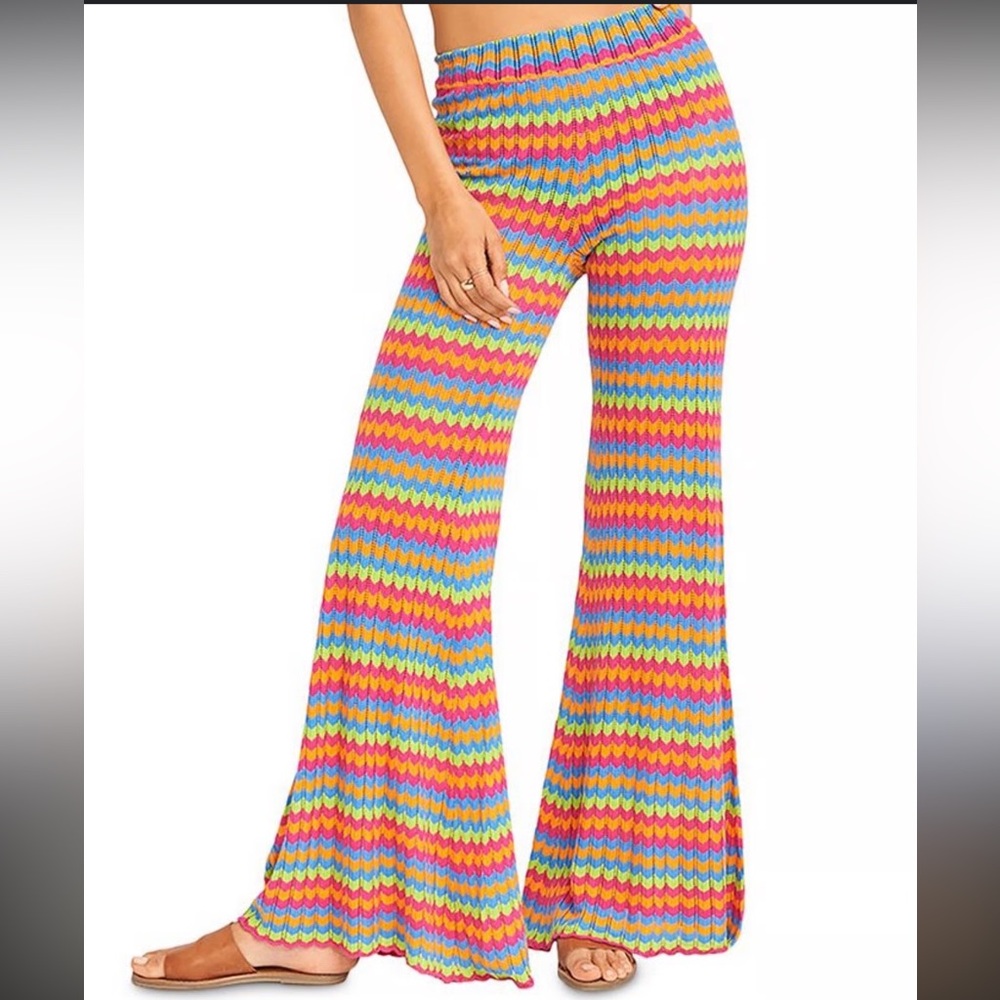 Show Me Your MuMu Multicolor lined pants. Size S. Good used condition.